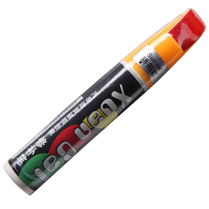 Auto Accessoires Verf Zorg Kleur Auto Jas Verf Pen Touch Kras Verwijderen Tool Reparatie Remover Body Kits Exterieur Onderdelen: Sun red