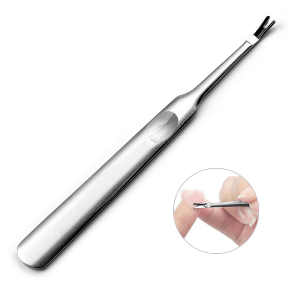 Dead Skin Fork Nipper Pusher Trimmer Callus Cuticle Remover Manicure Pedicure Stainless Steel Nail Art Tools