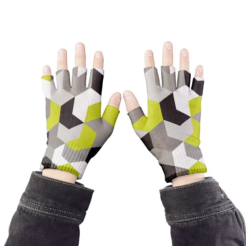 ISAKEN Gants Cyclisme Demi-Doigts Homme, Vélo Gant Fitness de