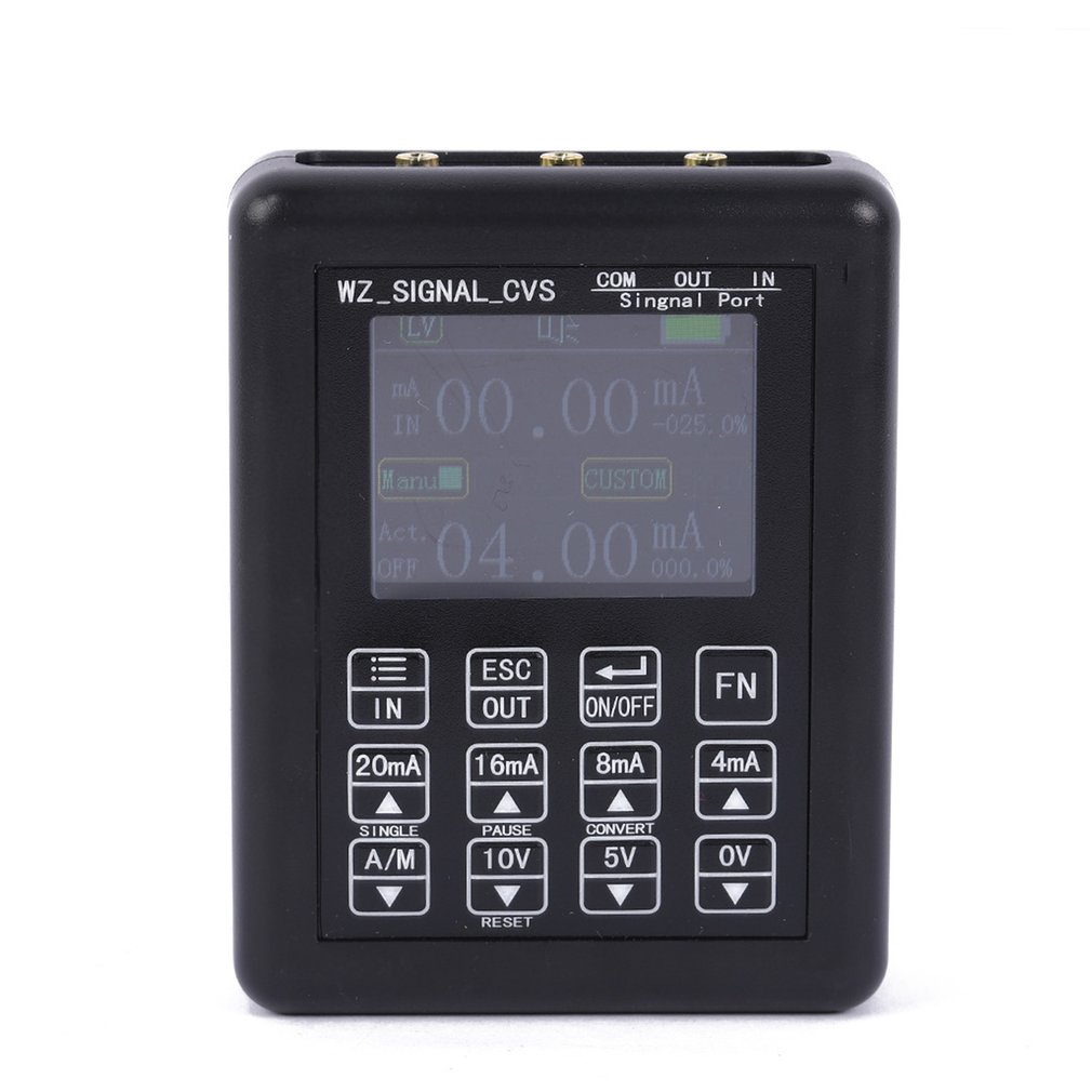 Präzision 4-20Ma 0-10V Signal Generator Prozess Steuerung Signal Kalibrator Konstante Stromquelle Simulator