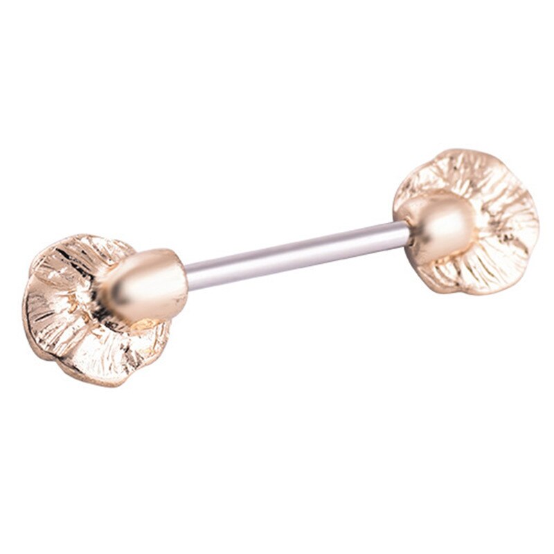 2 pièces mamelon Piercing Barbell 14G crâne fleur flèche mamelon bouclier charmant mamelon anneaux pour les femmes corps Piercing bijoux