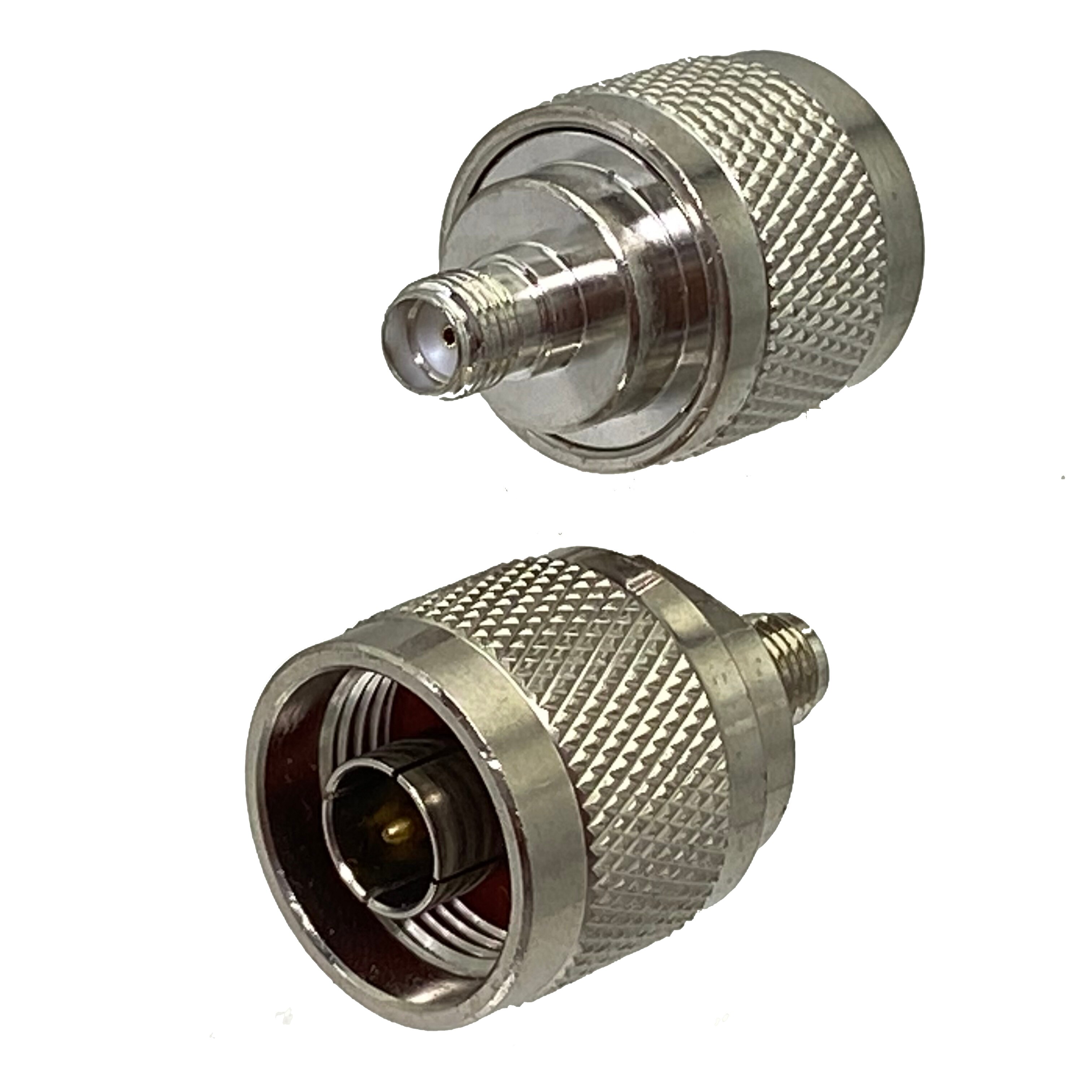 1pcs Connector Adapter N to SMA RP SMA Flange &amp; Bulkhead Male Plug &amp; Female Jack Wire Terminal RF Coaxial Converter: Type 8---1pcs