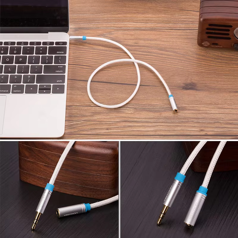 Vention Aux Cable Headphone Extension Cable 3.5mm Jack Male to Female For Computer Audio Cable 3.5mm Headphone Extender Cord 3m