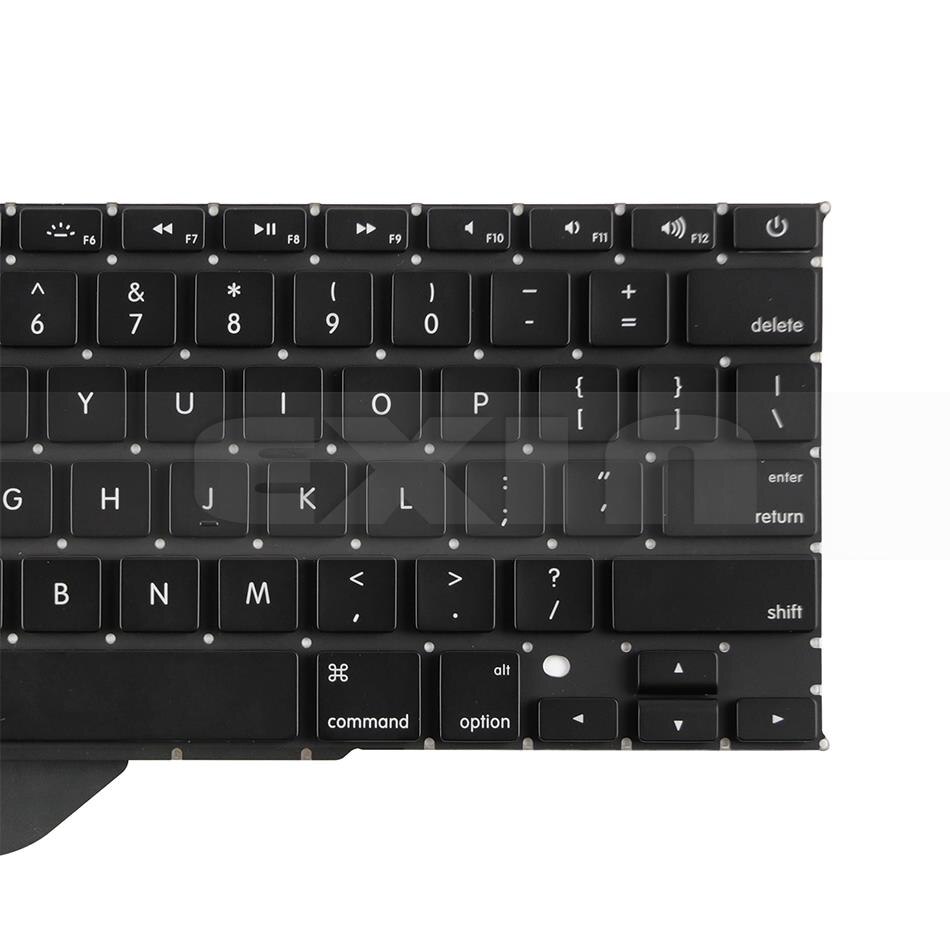 Laptop  a1398 us engelsk tastatur for macbook pro retina 15 "  a1398 usa usa tastatur med bakgrunnsbelysning bakgrunnsbelyst+skruer år