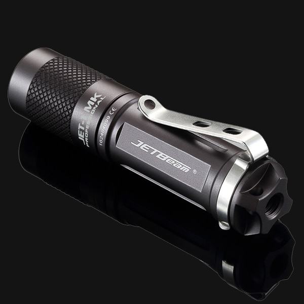 Jetbeam JET-I MK I-MK Cree XP-G2 LED Flashlight -480 Lumens w/8x Eco-Sensa AA Batteries w/ Exclusive Jetbeam Keychain Light