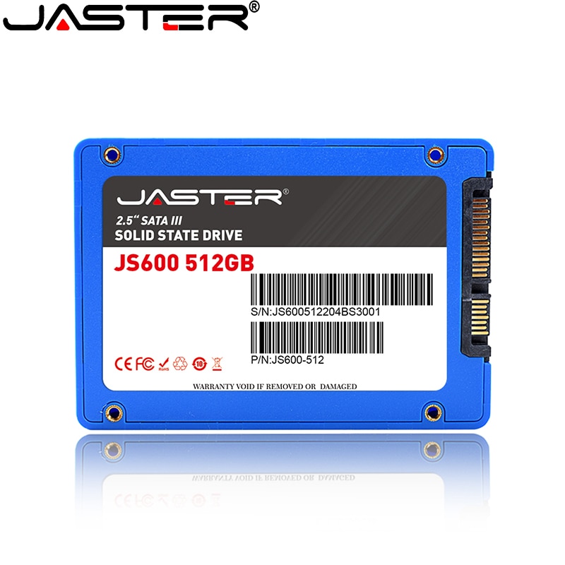 JASTER HDD SSD 2.5'' SATA3 HD SSD 512GB Internal Solid State Hard Drive Hard Disk For Laptop Desktop