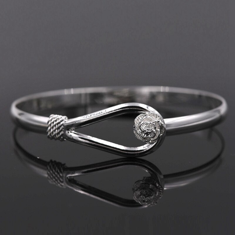 Moda sakura charme líquido manguito jóias pulseira