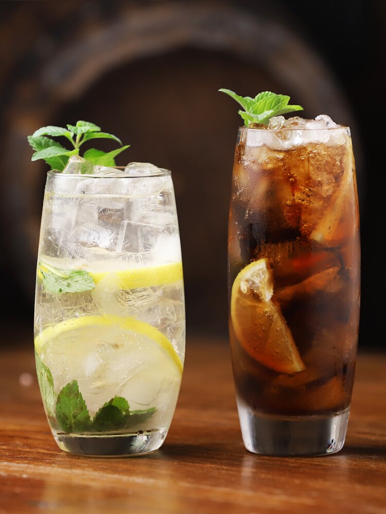 Blyfri krystall highball glass barware collins tumbler drikkeglass til vann, juice, øl og cocktail