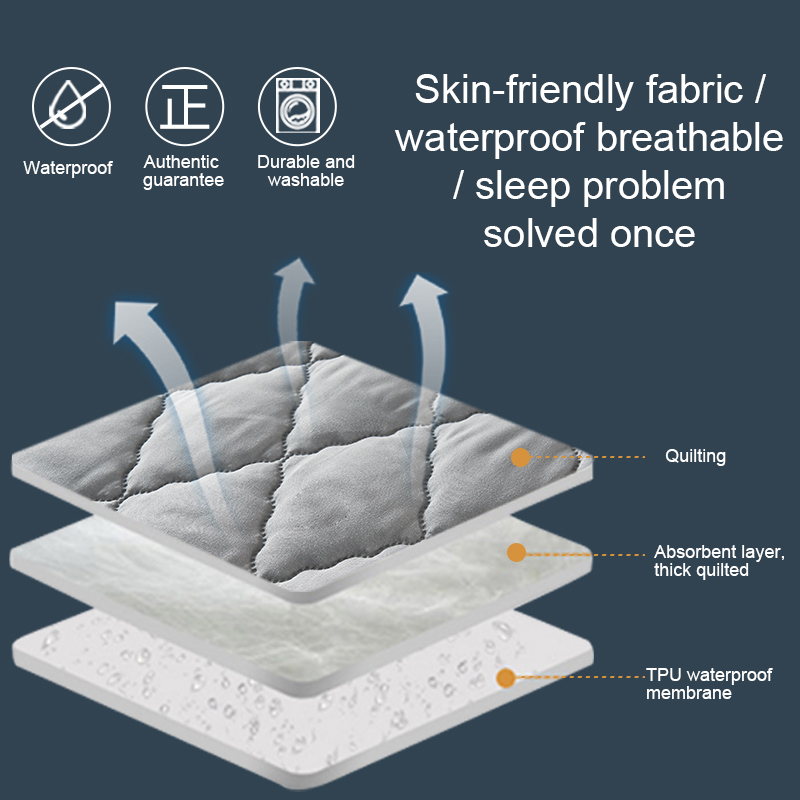 Waterdichte Matrashoes Bed Cover Multicolor Verdikte Katoen Topper Bed Anti-Mijt Matras Cover Protector Voor Bed Matras