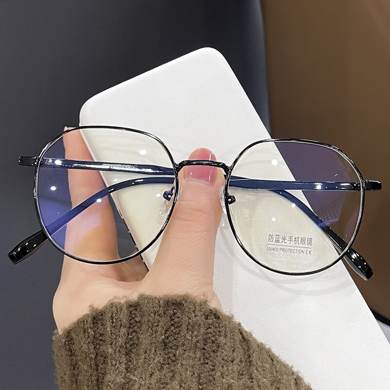 Transparent Computer Glasses Frame Women Men Anti Blue Light square Eyewear Blocking Glasses Optical Spectacle Clear Eyeglass