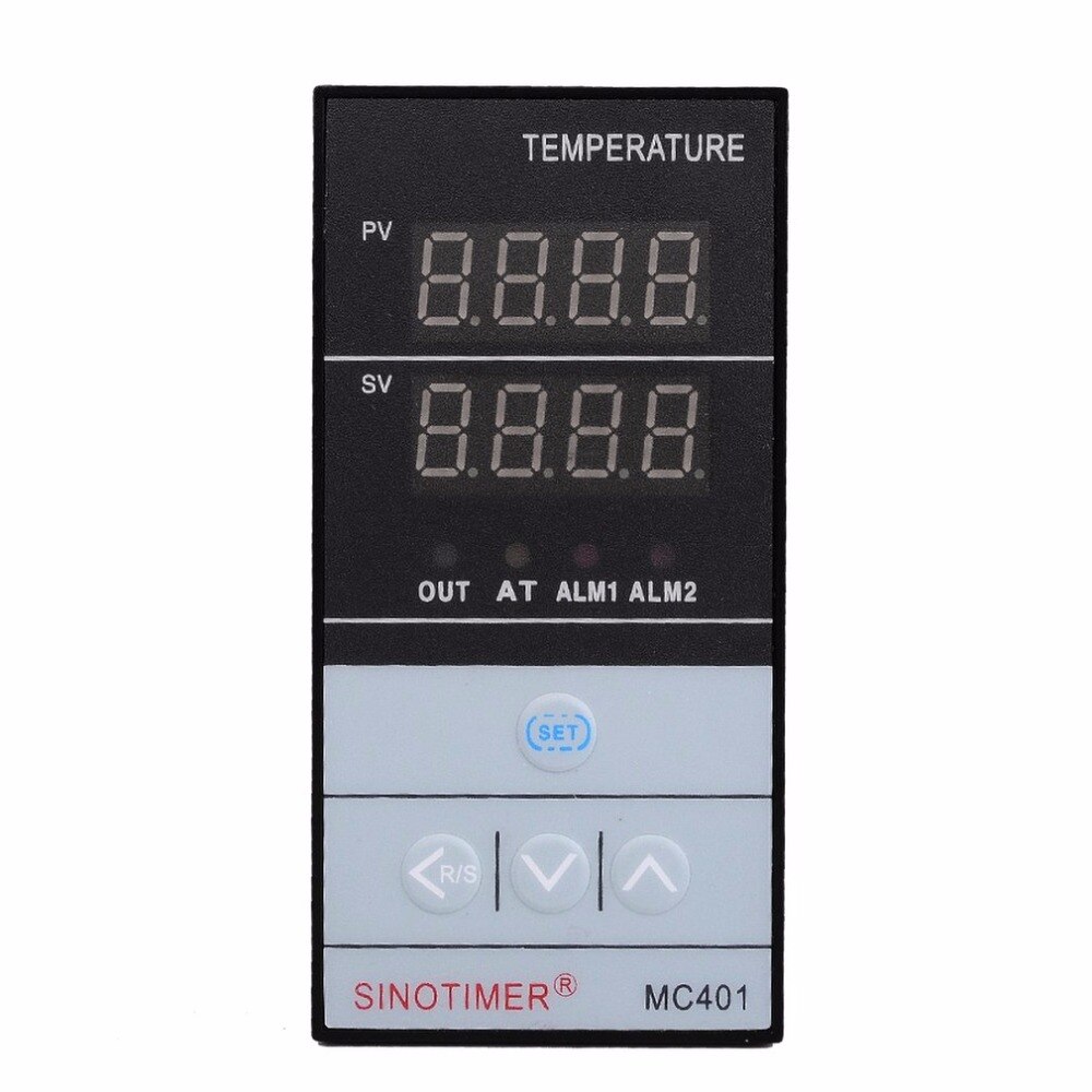 SINOTIMER Short Shell Input PID Temperature Controller Thermostat Temperature Regulator SSR Relay Output Heat Cool Alarm
