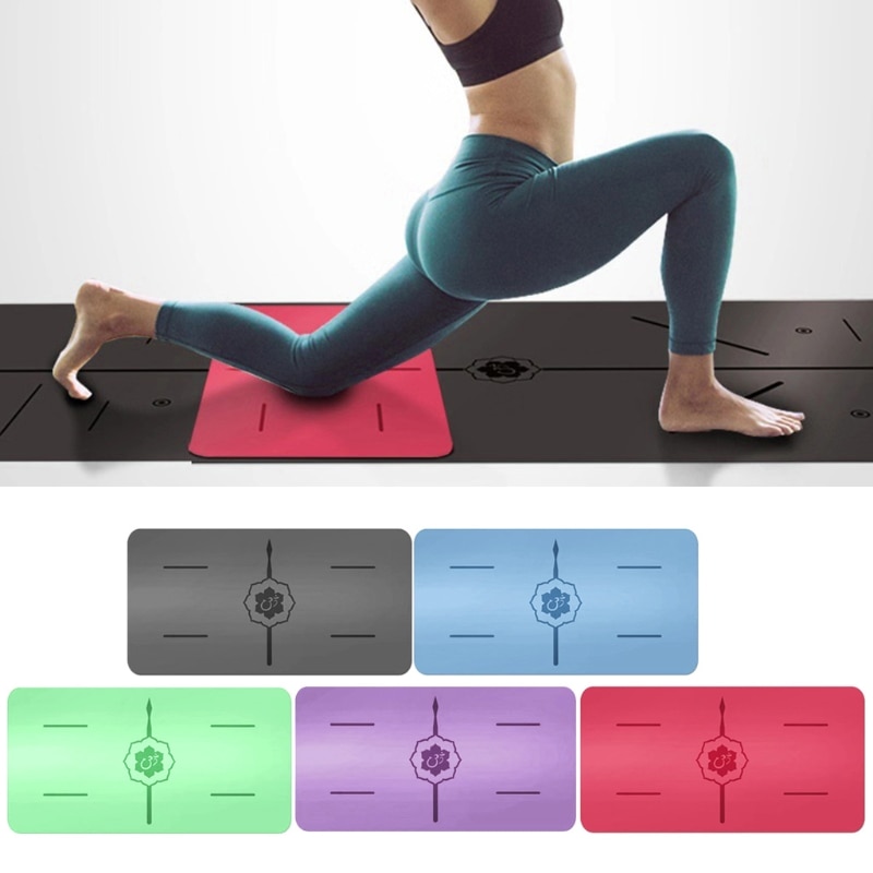 G92f mini-pu-yogamatten, umweltfreundlich, rutschfest, knie- und ellbogenpolster, yoga-hilfsmatten, trainingsmatten, sportmatten, weiche gymnastikmatten