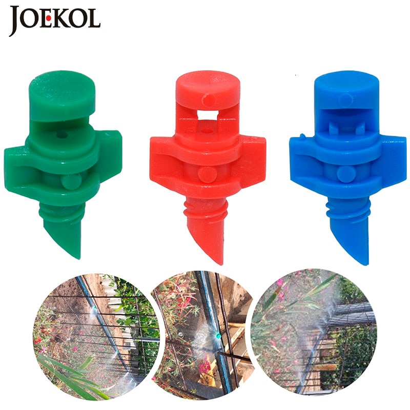 50pcs 90° 180° 360° Angle Simple Refraction Nozzle Sprinkler Head Garden Fruit Tree Irrigation Mist Sprayer