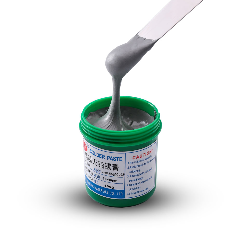 High Temperature SD-588 Lead-Free Solder Paste Zero Halogen SMT Solder Paste Tin Silver Copper Solder Paste Sn96.5Ag3Cu0.5