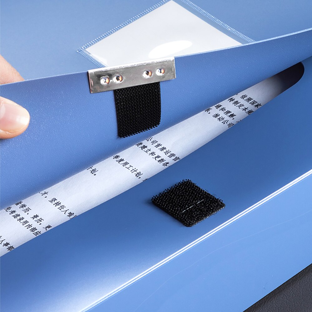 Deli 5603 file box A4 file folder documents storage bag storage box label box