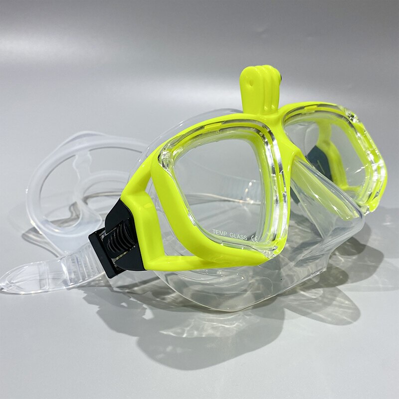 Professionelle Unterwasser-Tauchmaske, Tauchbrille eignen sich für GoPro kleine Sportkamera, alle-trocken-Tauchbrillen