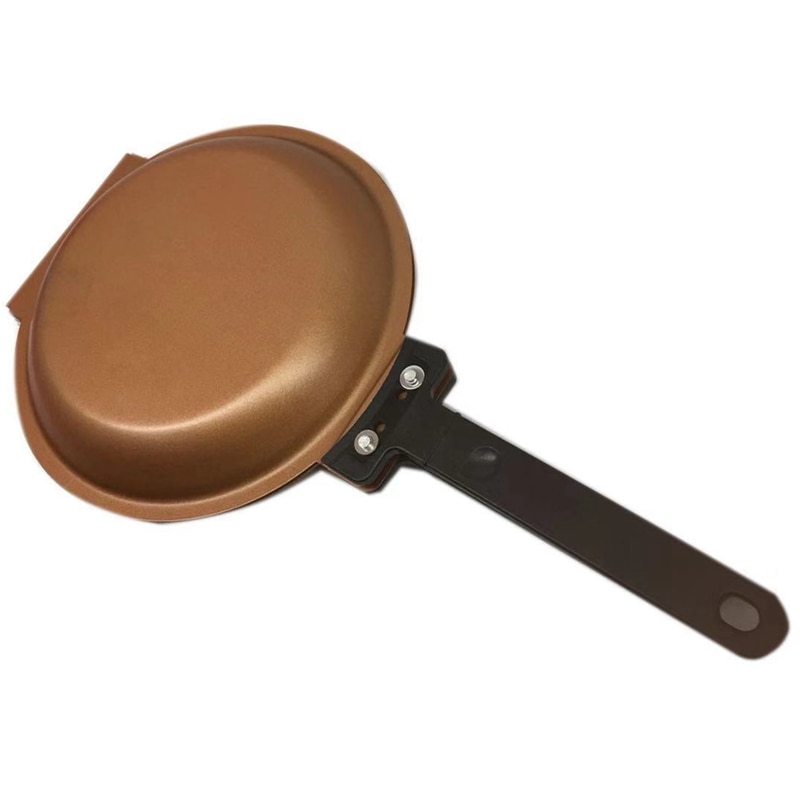 Double sided Pancake Pan Frying Pot Non-stick Cookware Frying Pan for Kitchen Fried Egg Steak Cooking Pancake Maker Kitchen Tool