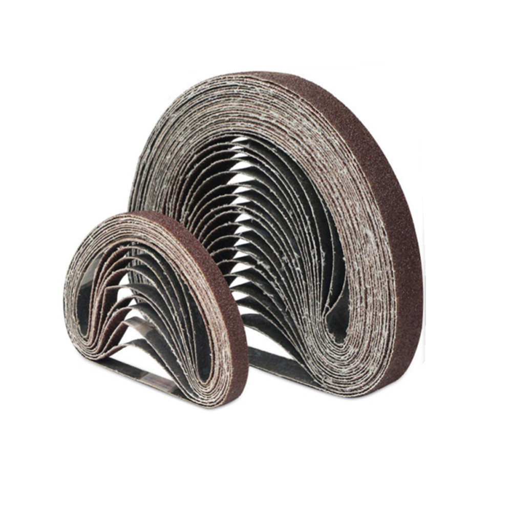 10pcs/lot HIFESON 10mm 20mm Sanding Belts Sandpapers 60 80 120 240 400 600 Grits Polishing Abrasive Bands For Belt Sander