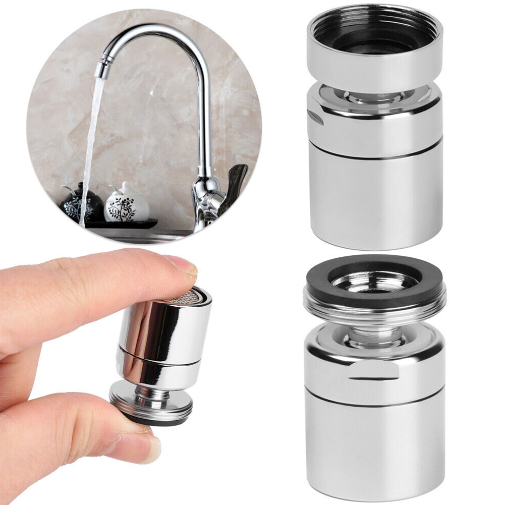 Aérateur de robinet d'eau 22mm femelle 24mm mâle, 1 pièce, rotation de degrés, Super pulvérisateur, résistant aux éclaboussures, économie d'eau, pièces de buse