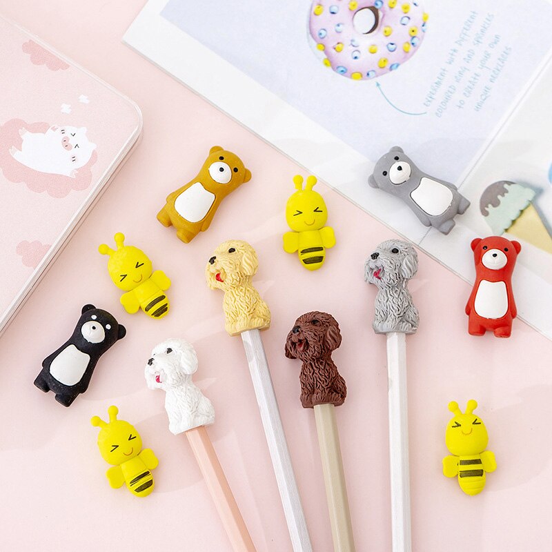 Cartoon Dier Gum Alpaca Beer Bee Hond Gum Kids Gum Als School Prijs