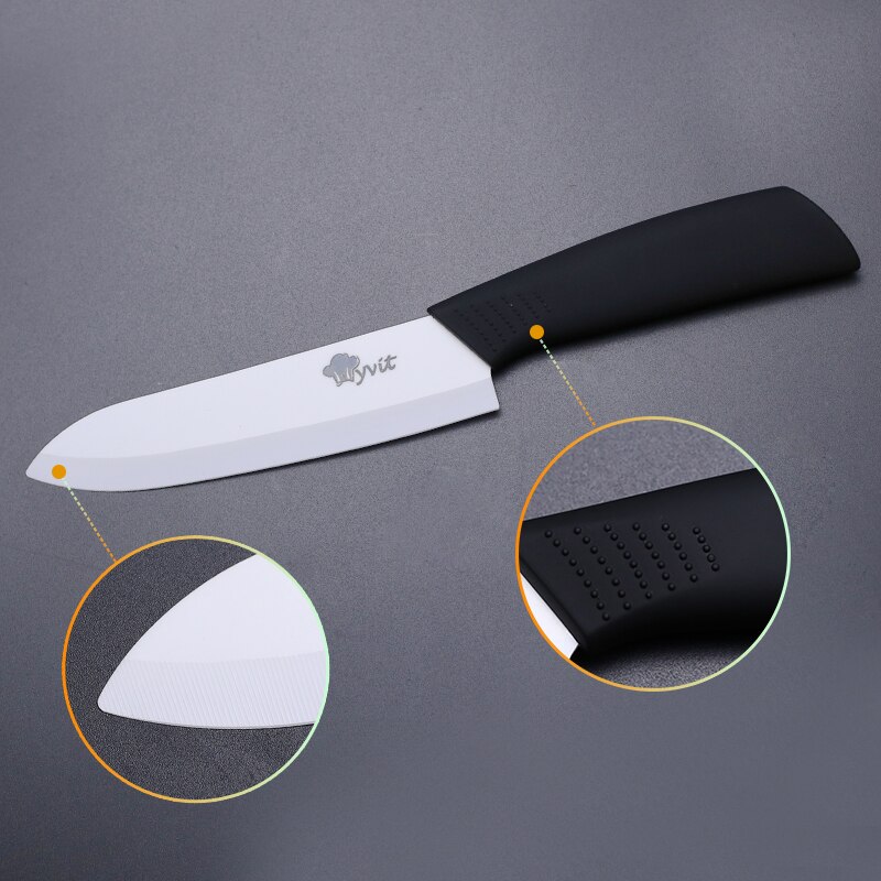 Myvit märke köksknivar 3 " och 5 " 2 st keramisk kniv vitt blad frukt skalknivar matlagningsverktyg skönhet
