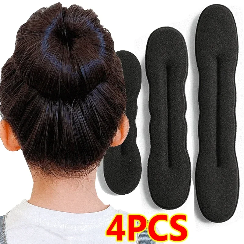Éponge outil de coiffure boucle en plastique fabricant de cheveux bouclés cheveux Scrunchie bandeau torsion beignet chignon bigoudi bandeaux outils de coiffure