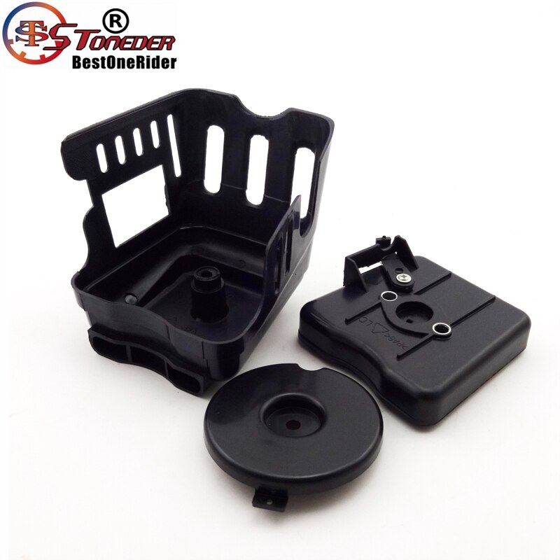 STONEDER-Mini limpiador de filtro de aire para moto, para carburador de 2 tiempos, 33cc, 43cc, 49cc, X1, X2, X7, de bolsillo, scooter de Gas de pie
