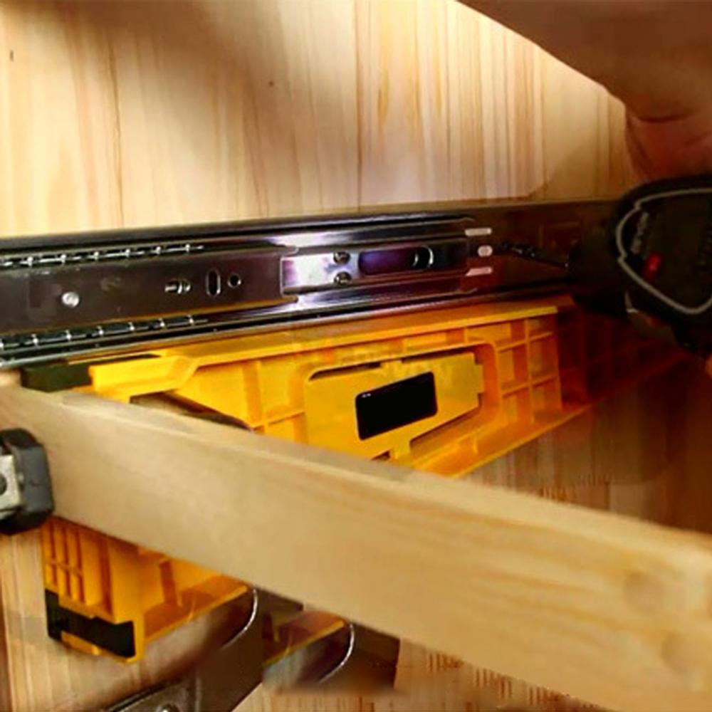 2pcs Drawer Track Jig Installation Slider Jig Auxiliary Positioning Holder Fast Installation of Locator Mounting Cabinet Hardwar