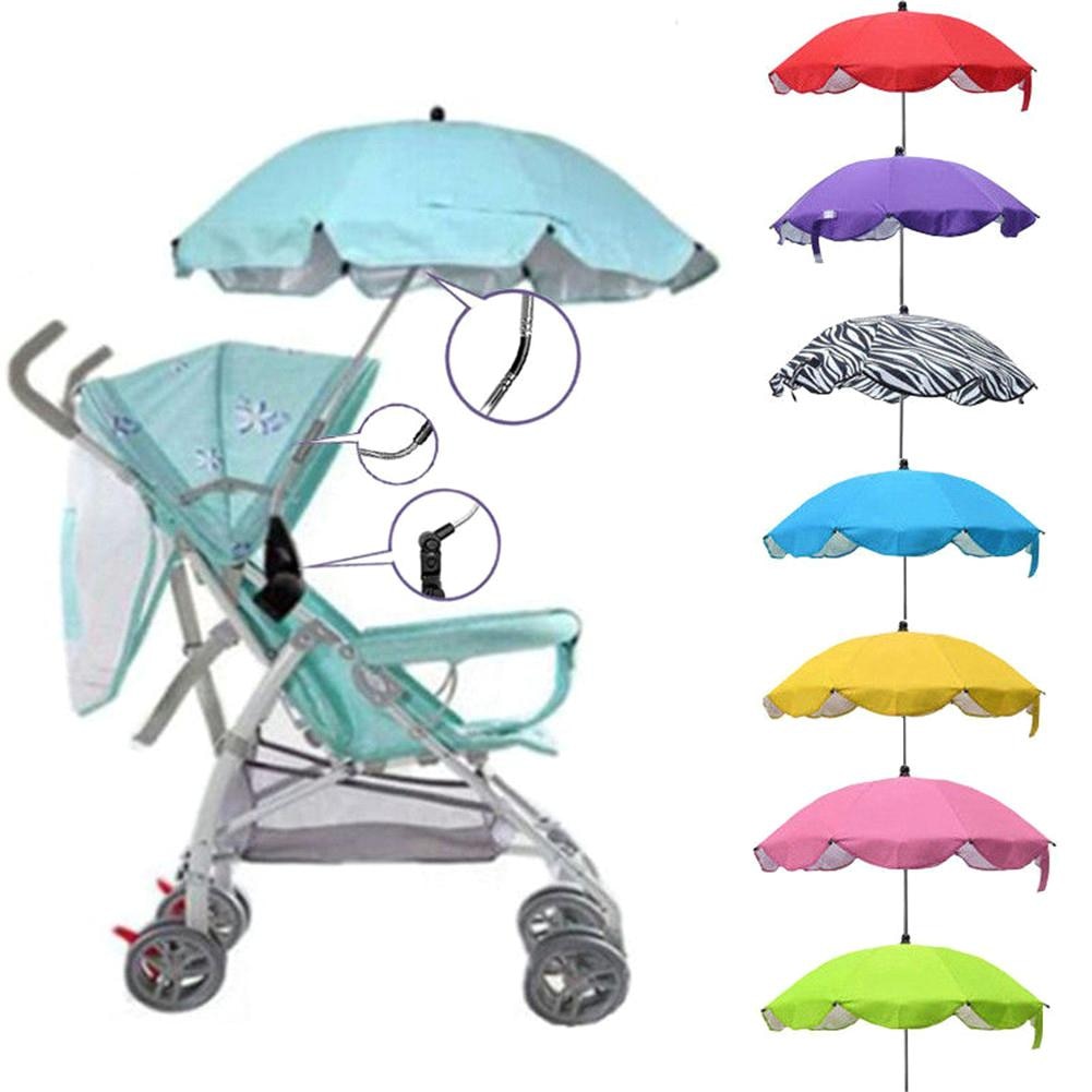 Bébé Parasol Parasol Buggy poussette landau poussette accessoires réglable enfants poussette parapluie ombre auvent couvertures