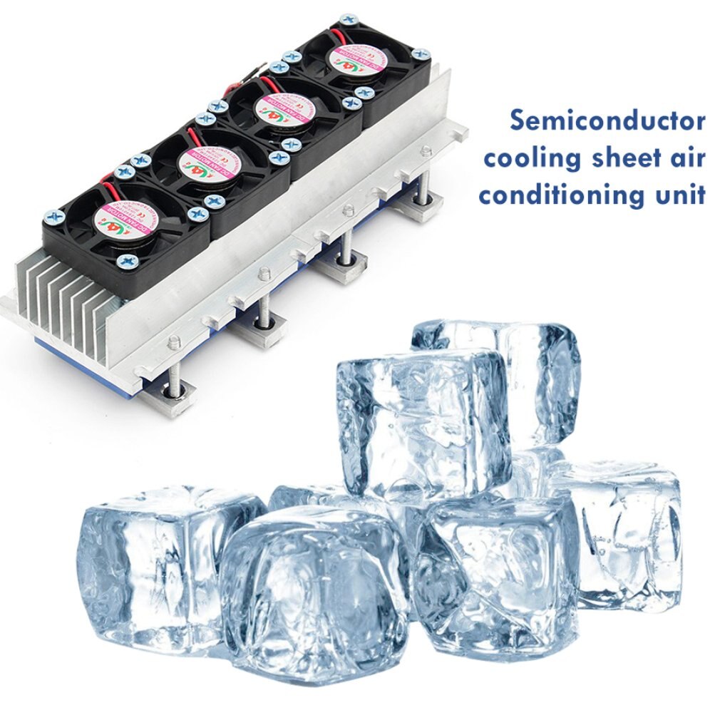 288W Thermoelectric Peltier Cooler DC12V Semiconductor Air Conditioning Cooling System DIY Kit For Air Conditioner