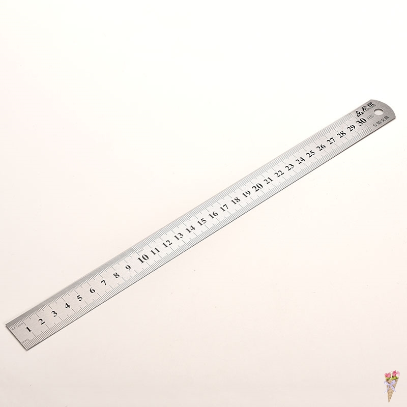 Sewing Foot Sewing 30cm Stainless Steel Metal Straight Ruler Ruler Tool Precision Double Sided Measuring Tool