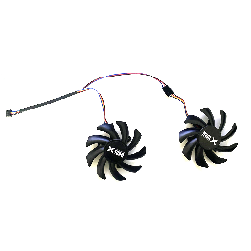Graphics Video Card Fan VAPOR-X R9 270X 2G GDDR5 OC With Boost GPU FAN For Sapphire R9-370X/270/280/280X/285X Cooler Cooling Fan: FD7010H12S
