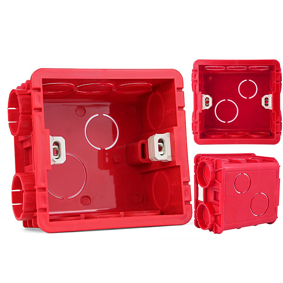 Socket Dark Box For 86 Type Switch and Socket Internal Cassette Switch Dark Box Wiring Back Box Internal Mounting Box Adjustable