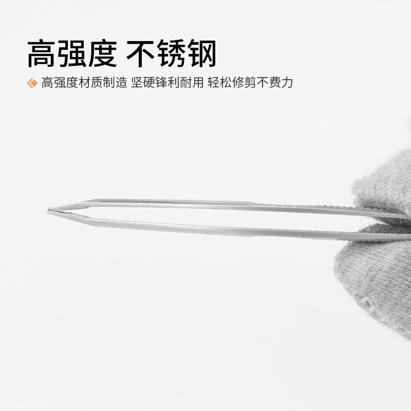 1Pcs Women Eyebrow Tweezer Face Nose Hair Clip Tweezer Remover Stainless Steel Tweezers Shape Tool Eyebrow Tweezers 9cm