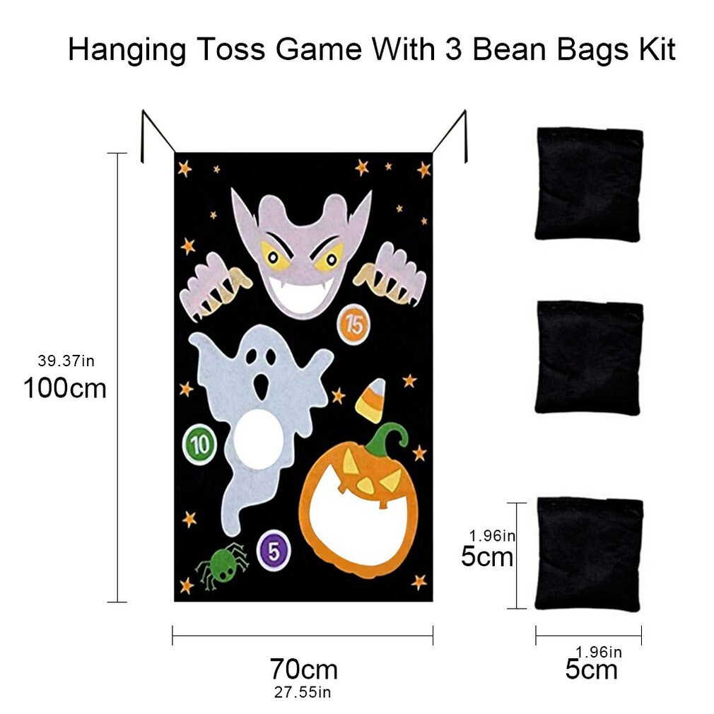 Impreza z okazji Halloween dostawy gier worki na ziarna Halloween banery gry dynia słodkie dla dzieci sklepy rodzinne gry: game4