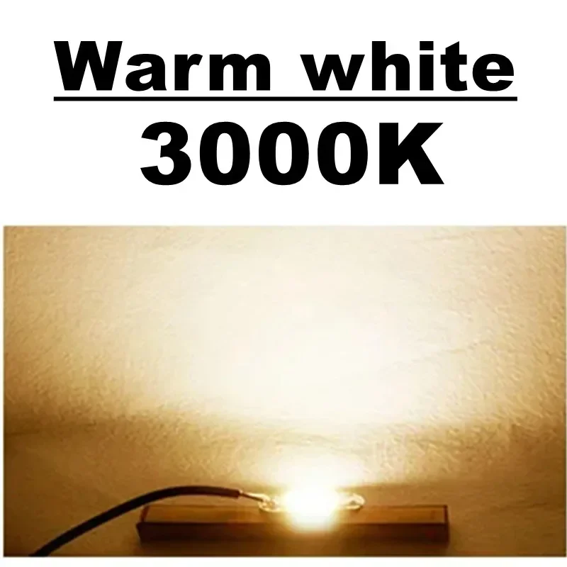 Chip LED COB de 7W, 10W, 12W, 11mm, superficie emisora de luz, 3000K, 4000K, 6000K, cuentas de lámpara LED, foco de luz descendente, fuente de luz: 2-2,4 V / Blanco natural / 16 W