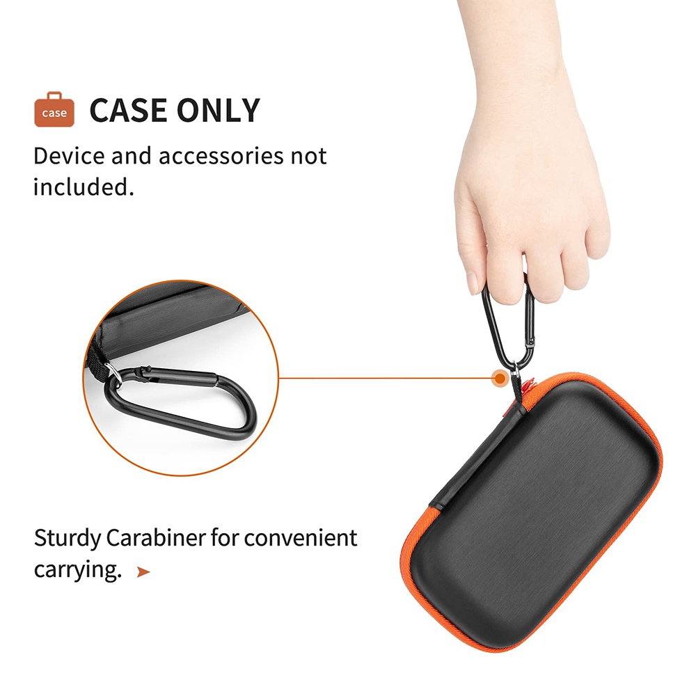Custodia Protettiva Rigida per SanDisk Extreme Pro / Extreme Portable SSD 1TB 2TB, Borsa da Viaggio Universale Impermeabile per MP3 MP4