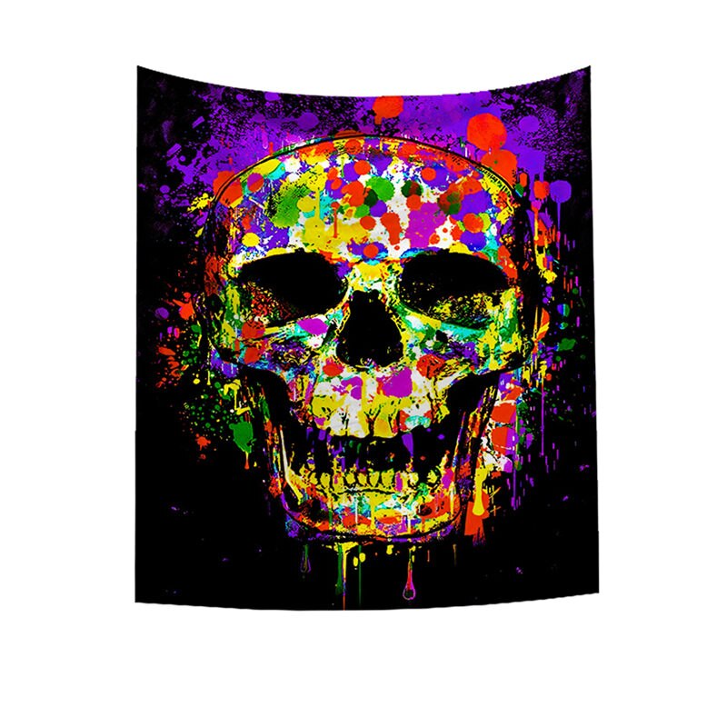 Tapiz colgante de Mandala Hippie , colorida manta psicodélica Bohemia, decoración artística para el hogar, 95*73cm: 06