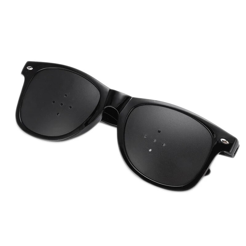 Relieve Pinhole Glasses Men Corrective Anti-Fatigue Myopia Glasses Reading Black Frame Protector Eyesight Improve Vision