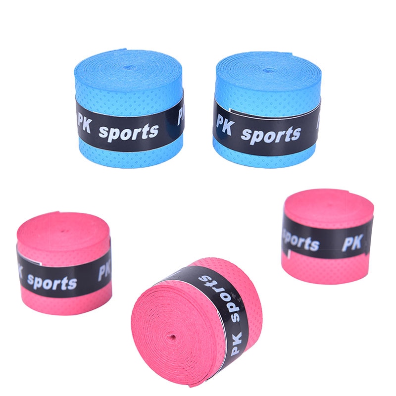 1 pc Droog Tennis Racket Grip Anti-slip Zweet Geabsorbeerd Wraps Kranen Badminton Grips Racquet Vibration Overgrip Zweetband sport
