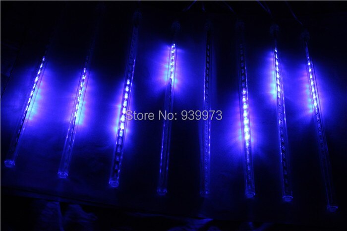 30cm Meteor Shower Rain Tubes Led Light Lamp 100-240V LED falling star light/LED shooting star light