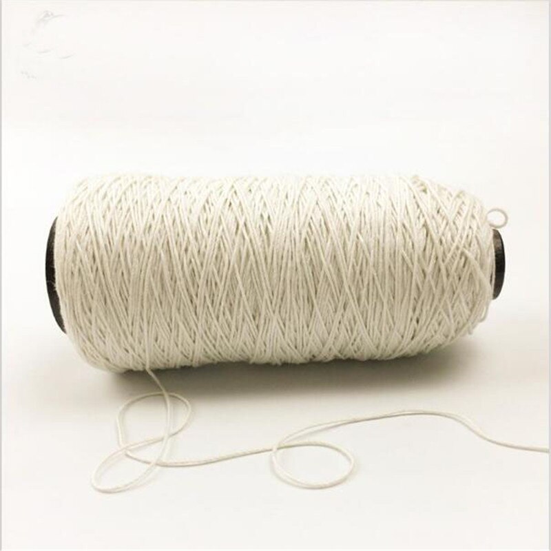 500 Metre White French linen Threa Spool Haberdashery Natural Handspun Jute Yarn Twine Thread For Crochet Knitting