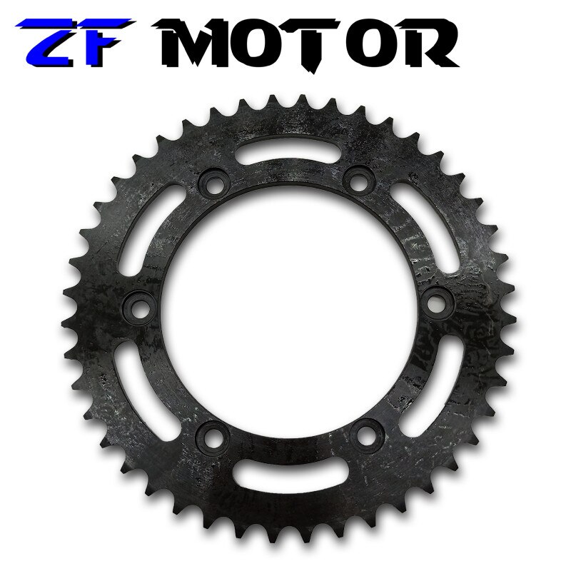 Para Honda CBR250 MC14 MC17 VTF VT250 engranaje delantero de la motocicleta y piñón trasero geartransmission negro cadena 520: Rear