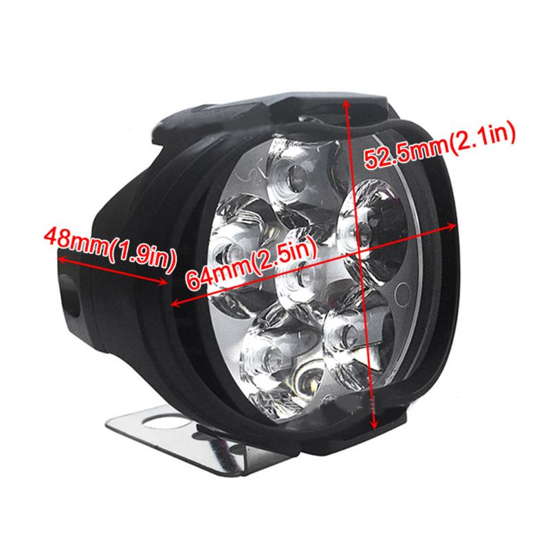 Lámpara de iluminación LED para motocicleta, juego de faros para vehículos eléctricos, foco superbrillante, accesorios para coche modificados para automóviles
