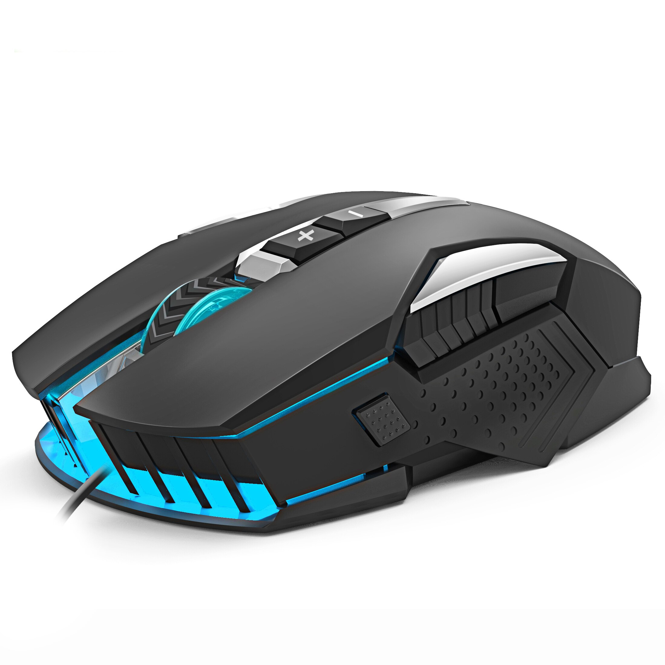 Wired Gaming Mouse gamer LED backlit Optische Computer PC Laptop Mäuse Spiel Maus USB Kabel Mause: MMR8 black