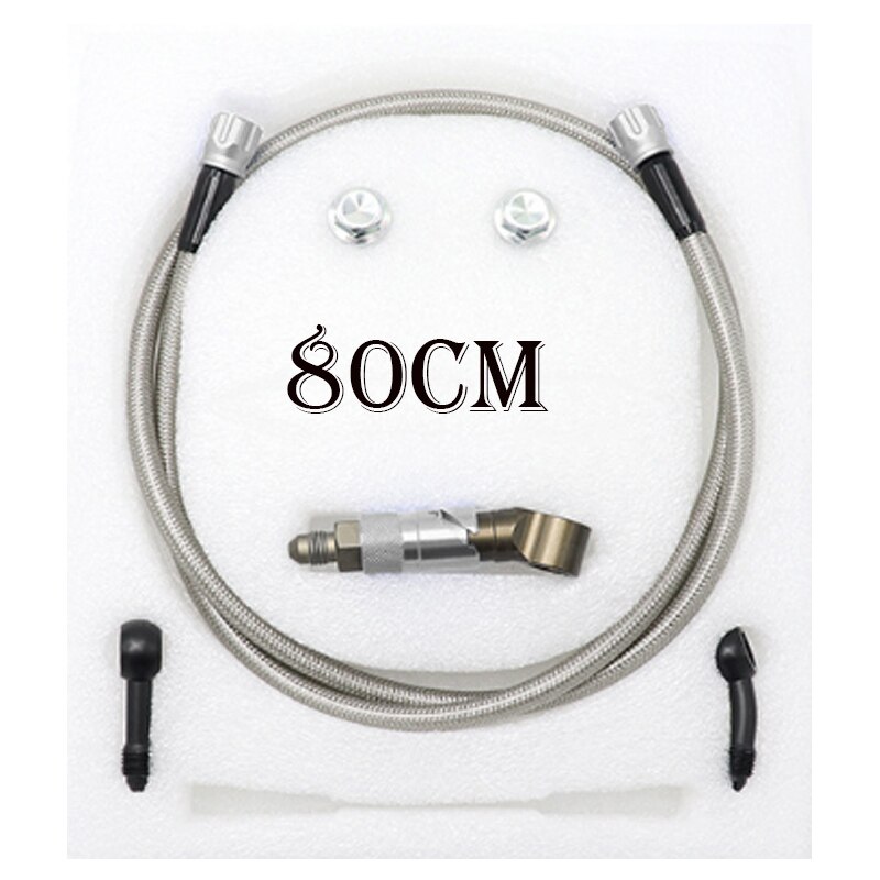 CNC Aluminum AN3 Quick Release Brake Line Connect Quick Detach Brake Tube Adapter Kit Brake Hose Kit: 5