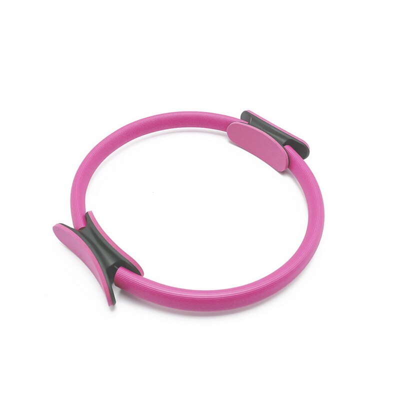 Hjem pilates magisk cirkel sport magisk ring kvinder fitness modstand yoga ring værktøjer gym træning pilates tilbehør: Lyserød