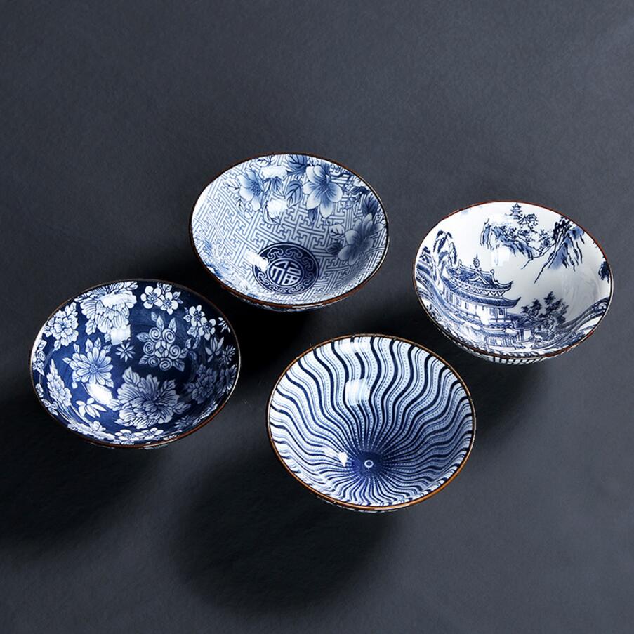 porcelain teacup cup, master cup hand-painted tea cup Japanese tea cup ceramic tea ware.