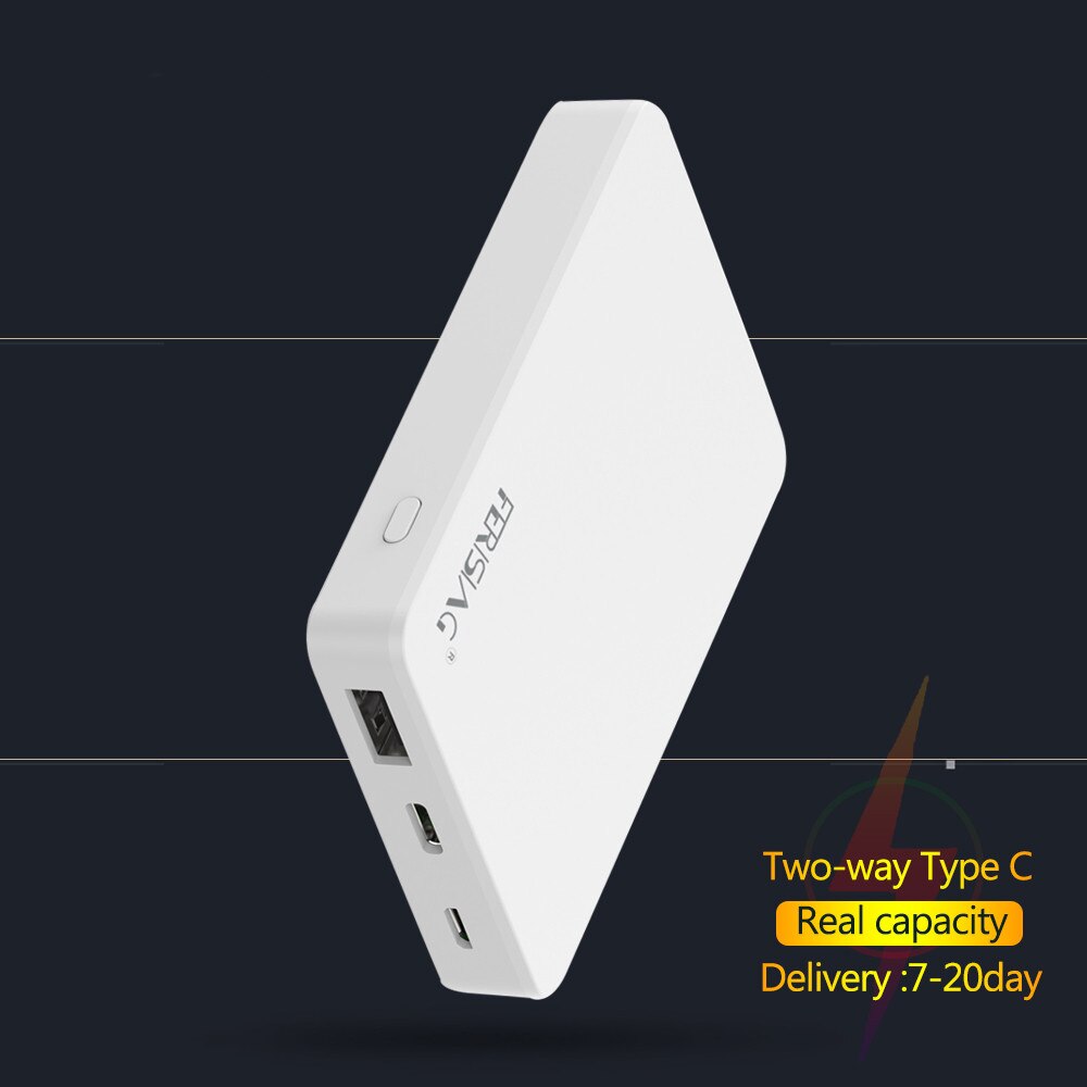 Portable Slim Mini Power Bank 5000mAh PowerBank 5000 mAh USB Typc C PoverBank External Battery Charger For Xiaomi Banks