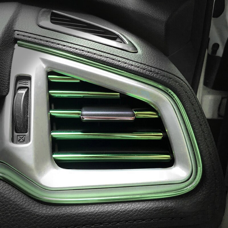 10 teile/satz Auto Styling Innen Außen Dekoration Streifen Formteil trimmen-Armaturenbrett Tür Rand Universal- Für Autos Auto Zubehör: 5